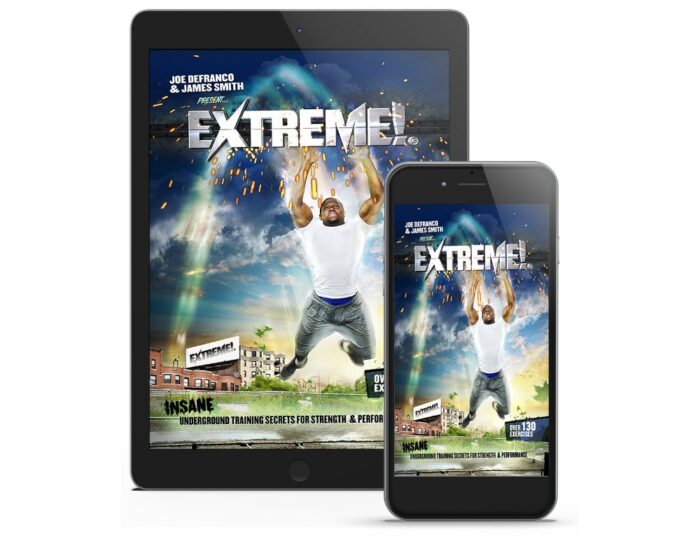 EXTREME Video Library shown on a tablet and a phone