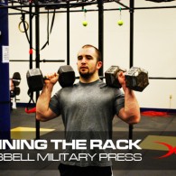 Running the Rack Dumbbell Military Press