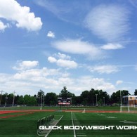 Body Weight Work Out Football Field